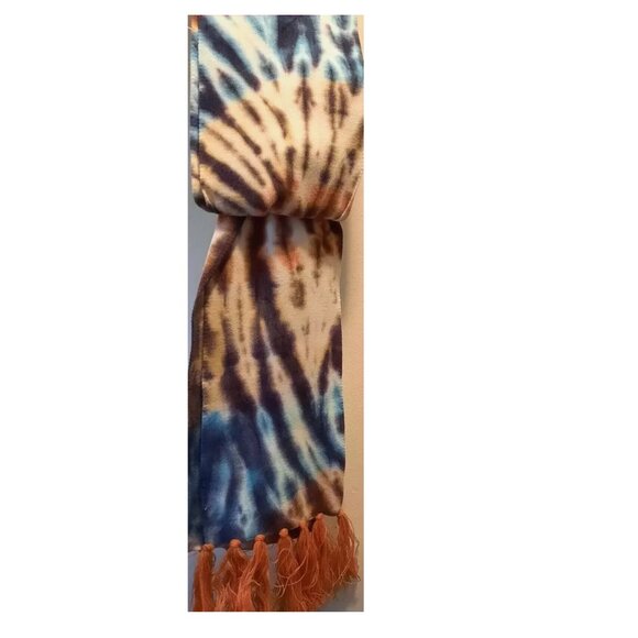 Lot of 4 Space Jam A New Legacy Scarf Tie Dye Fringe Embroidered Logo OS Adult - Picture 3 of 3